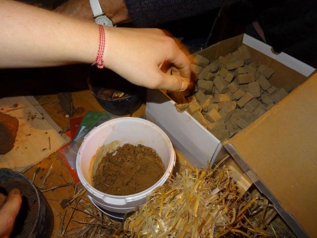 Nahaufnahme vom Lehm| Foto:Eva Greischel Nahaufnahme vom Lehm