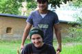 Workcamp-Teilnehmende machen eine Pause